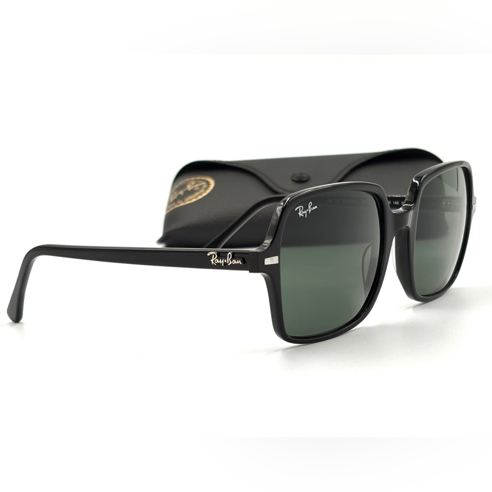 Ray-Ban Black Square Sunglasses with Dark Lenses - Picture 6 of 14